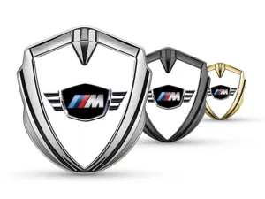 BMW Emblema Metallico Badge Disegno Sportivo Elegante